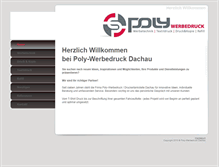 Tablet Screenshot of poly-werbedruck.de